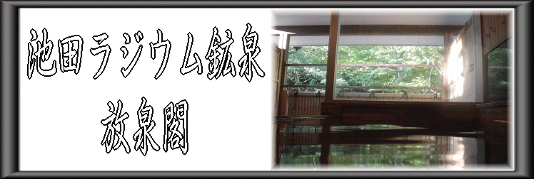 池田ラジウム鉱泉 放泉閣【温泉奉行所】