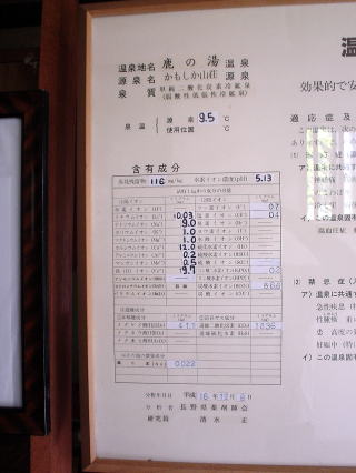 鹿の湯温泉 かもしか山荘【温泉奉行所】